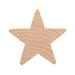 75 Pcs of 1-1/2 x 3/16 Wood Stars Cut Outs 1-1/2 tall x 1-1/2 wide x 3/16 thick