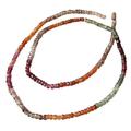 Fancy Natural Autumn Sapphire Faceted Bead Strand | 3x2mm | 210 Beads |
