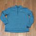Nike Tops | Nike Golf Fleece Lined 1/4 Zip Pullover Top Mock Turtle Sweatshirt Womens L | Color: Blue | Size: L