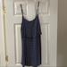 American Eagle Outfitters Dresses | American Eagle Navy And White Stripped Sun Dress | Color: Blue/White | Size: S