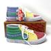 Vans Shoes | Mega Salevans Womens Size Sk8-Mid Pride Lacing Multicolor Canvas Vn0a3wm33wj | Color: Red/Yellow | Size: Various