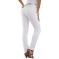 Plus Size Women's Invisible Stretch® Contour Skinny Jean by Denim 24/7 in White Denim (Size 42 W)