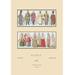 Buyenlarge 'Russian Historical Figures & Popular Costumes' by Auguste Racinet Graphic Art in Brown/Green/Red | 36 H x 24 W x 1.5 D in | Wayfair