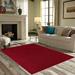 White 36 x 0.5 in Area Rug - Latitude Run® Ambiant Solid Color Indoor Area Rugs Burgundy Polyester | 36 W x 0.5 D in | Wayfair