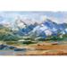 Loon Peak® Blue Mountain Peaks II Canvas | 8 H x 12 W x 1.25 D in | Wayfair CBF364CFC276407C96F379C170952114