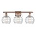 Innovations Lighting Bruno Marashlian Deco Swirl 26 Inch 3 Light Bath Vanity Light - 516-3W-AC-G1213-8