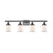 Innovations Lighting Small Bell 36 Inch 4 Light Bath Vanity Light - 916-4W-SN-G54