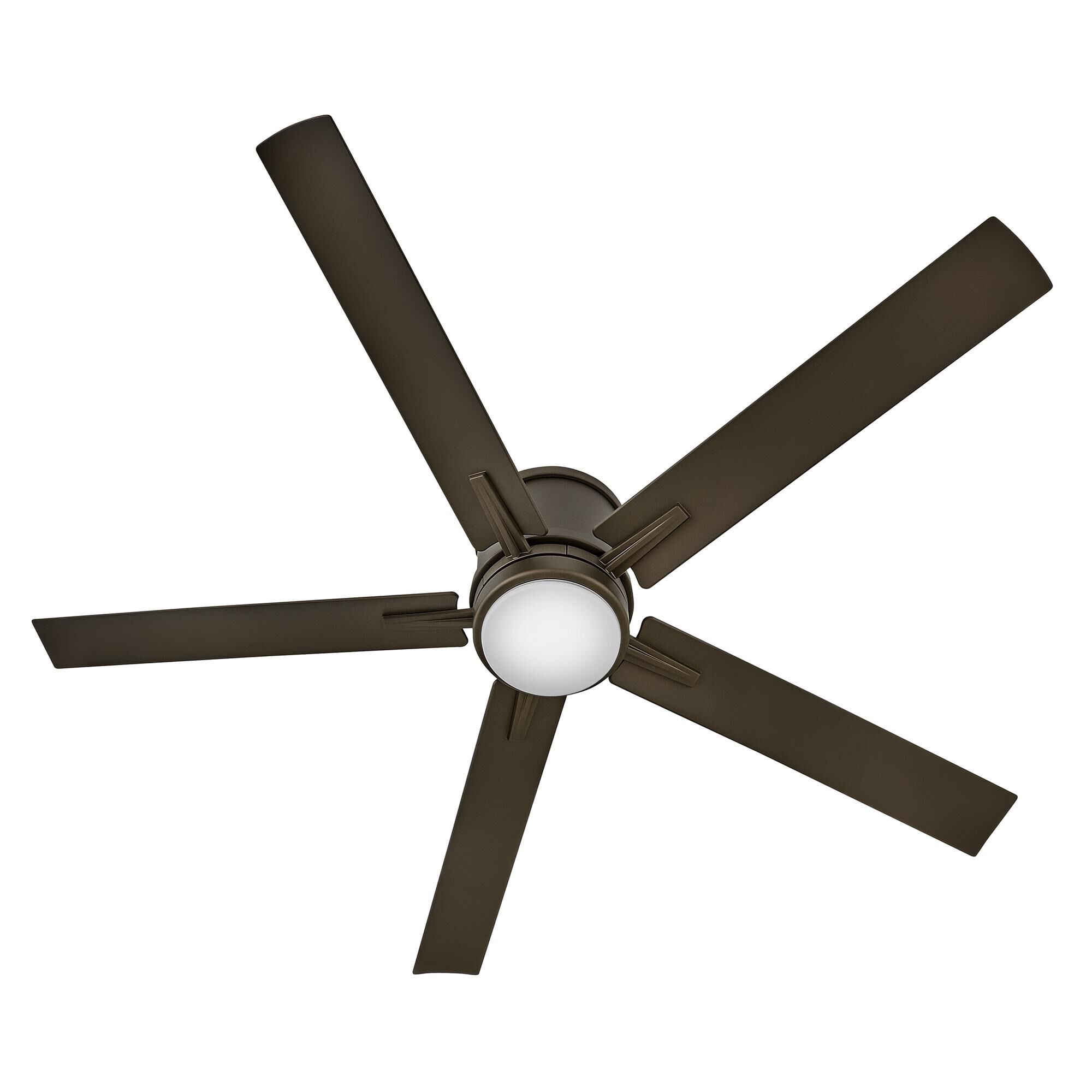 Hinkley Lighting Vail 52 Inch Flush Mount Fan with Light Kit - 902552FMM-LWD