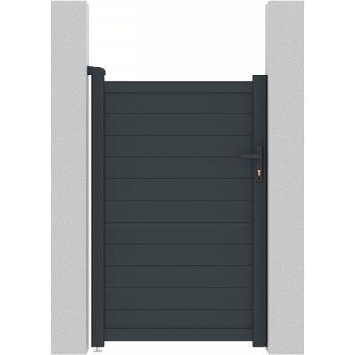 Gartentor aus Aluminium Marc - 101.2 x 155.9 cm - Grau Image