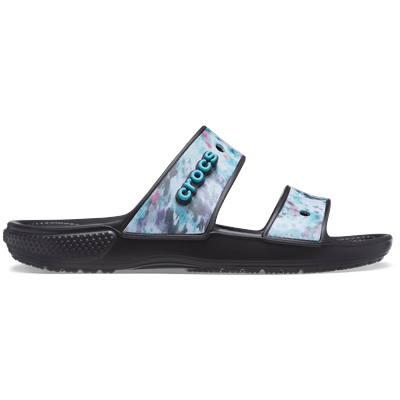 Crocs Multi / Black Classic Crocs Tie-Dye Graphic Sandal Shoes Crocs Multi /...