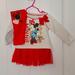 Disney Matching Sets | 12m Disney Baby Minnie Mouse Outfit | Color: Gray/Red | Size: 12mb