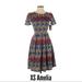 Lularoe Dresses | Lularoe Amelia Dress With Pockets! | Color: Black/Brown | Size: Xs