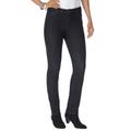 Plus Size Women's Invisible Stretch® Contour Skinny Jean by Denim 24/7 in Black Denim (Size 40 W)