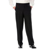 Men's Big & Tall KS Signature Easy Movement® Plain Front Expandable Suit Separate Dress Pants by KS Signature in Black (Size 58 40)