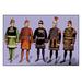 Buyenlarge Odd Fellows: Officers Painting Print in Indigo | 24 H x 36 W x 1.5 D in | Wayfair 0-587-07122-2C2842