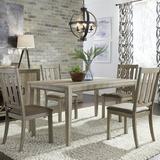 Karlin 4 - Person Dining Set Wood/Upholstered in Brown Laurel Foundry Modern Farmhouse® | 30 H in | Wayfair DEE1646C7B514040B15752E6D21F1A14