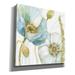 Red Barrel Studio® 'My Greenhouse Flowers IV' By Lisa Audit, Canvas Wall Art Canvas, Solid Wood in Gray | 37 H x 37 W x 1.5 D in | Wayfair