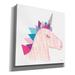 Zoomie Kids Unicorn Power I by Courtney Prahl - Wrapped Canvas Graphic Art Print Canvas in White | 26 H x 26 W x 1.5 D in | Wayfair