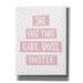 Trinx She Has That Girl Boss Hustle by Misty Michelle - Wrapped Canvas Textual Art Print Canvas in Pink | 16 H x 12 W x 0.75 D in | Wayfair