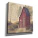 Rosalind Wheeler Folk Art Outhouse II by Pam Britton - Wrapped Canvas Painting Print Canvas | 12 H x 12 W x 0.75 D in | Wayfair