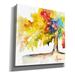 Red Barrel Studio® 'Rainbow Trees I' By Leticia Herrera, Canvas Wall Art, 26"X26" Canvas in Gray | 37 H x 37 W x 1.5 D in | Wayfair