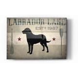 Red Barrel Studio® Labrador Lake by Ryan Fowler - Unframed Graphic Art Plastic/Acrylic | 12 H x 16 W x 0.12 D in | Wayfair