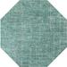 Blue/Green 0.25 in Area Rug - Bay Isle Home™ Dominic Hand Looped Teal Area Rug Viscose/Wool | 0.25 D in | Wayfair 8BF76C38028546BC92DE4D32CE44FB1C