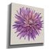 Red Barrel Studio® 'Floral Portrait On Linen II' By Tim O'toole, Canvas Wall Art, 18"X18" Canvas in Indigo/Yellow | 12 H x 12 W x 0.75 D in | Wayfair