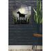 Red Barrel Studio® Moonrise Black Dog - Labrador Lake by Ryan Fowler - Unframed Graphic Art Plastic/Acrylic | 24 H x 24 W x 0.2 D in | Wayfair