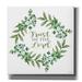 Trinx Trust in the Lord Wreath by Cindy Jacobs - Wrapped Canvas Textual Art 37.0 H x 37.0 W x 1.5 D in grayCanvas in White | Wayfair