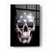 Trinx 'American Skull' By Nicklas Gustafsson, Acrylic Glass Wall Art, 24"X36" Plastic/Acrylic | 16 H x 12 W x 0.12 D in | Wayfair