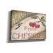 Rosalind Wheeler Heavenly Cherries by Pam Britton - Wrapped Canvas Textual Art Print Canvas in Green | 18 H x 26 W x 0.75 D in | Wayfair