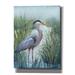 Rosecliff Heights Marsh Heron I By Timothy O Toole, Canvas Wall Art Canvas, Solid Wood in Blue/Gray/Green | 16 H x 12 W x 0.75 D in | Wayfair