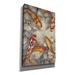 Bayou Breeze 'Vibrant Koi I' By Tim O'toole, Canvas Wall Art, 40"X60" Metal in Brown/Orange | 40 H x 26 W x 1.5 D in | Wayfair