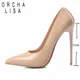 ORCHA LRaw12 cm-Escarpins pointus à talons hauts pour femmes chaussures d'été à talons aiguilles