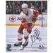 Moritz Seider Detroit Red Wings Autographed 8" x 10" Skating with Puck Photograph