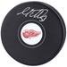 Moritz Seider Detroit Red Wings Autographed Hockey Puck