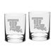 Louisiana Tech Bulldogs 14oz. 2-Piece Classic Double Old-Fashioned Glass Set