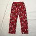 Disney Intimates & Sleepwear | Disney Minnie Mouse Pajama Pants S | Color: Red/White | Size: S