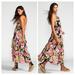 Free People Dresses | Free People In Full Bloom Halter Maxi Dress Large | Color: Red | Size: L