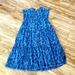 Anthropologie Dresses | Anthropologie Blue Camo Dress | Color: Blue/Gray | Size: S