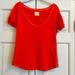 American Eagle Outfitters Tops | American Eagle Women’s Tee | Color: Orange | Size: M