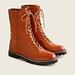 J. Crew Shoes | J Crew | Rich Oak Gwen Lug-Sole Leather Lace-Up Tall Shaft Boots | Size 9.5 | Color: Brown | Size: 9.5
