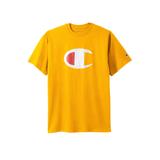 Men's Big & Tall Large Logo Tee by Champion® in Gold (Size 4XLT)