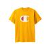 Men's Big & Tall Large Logo Tee by Champion® in Gold (Size 4XLT)