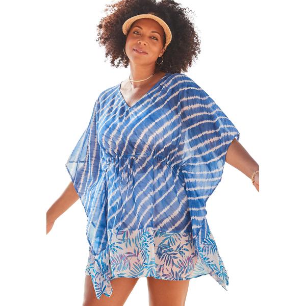 plus-size-womens-jade-printed-tunic-dress-by-swimsuits-for-all-in-blue-tie-dye--size-18-20-/