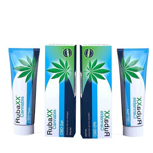 2x Rubaxx Cannabis CBD Gel 2x120 g