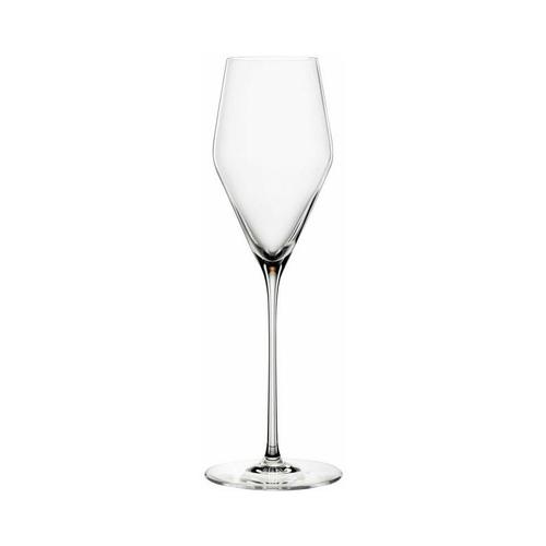 Spiegelau Definition Champagner Glas 2er Set mit Mikrofaser-Poliertuch, Glas, Transparent, 250 ml,