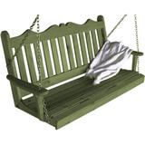 Pine 4' Royal English Garden Swing