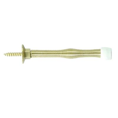 Deltana Steel 3" Projection Spring Style Baseboard Door Bumper / Door